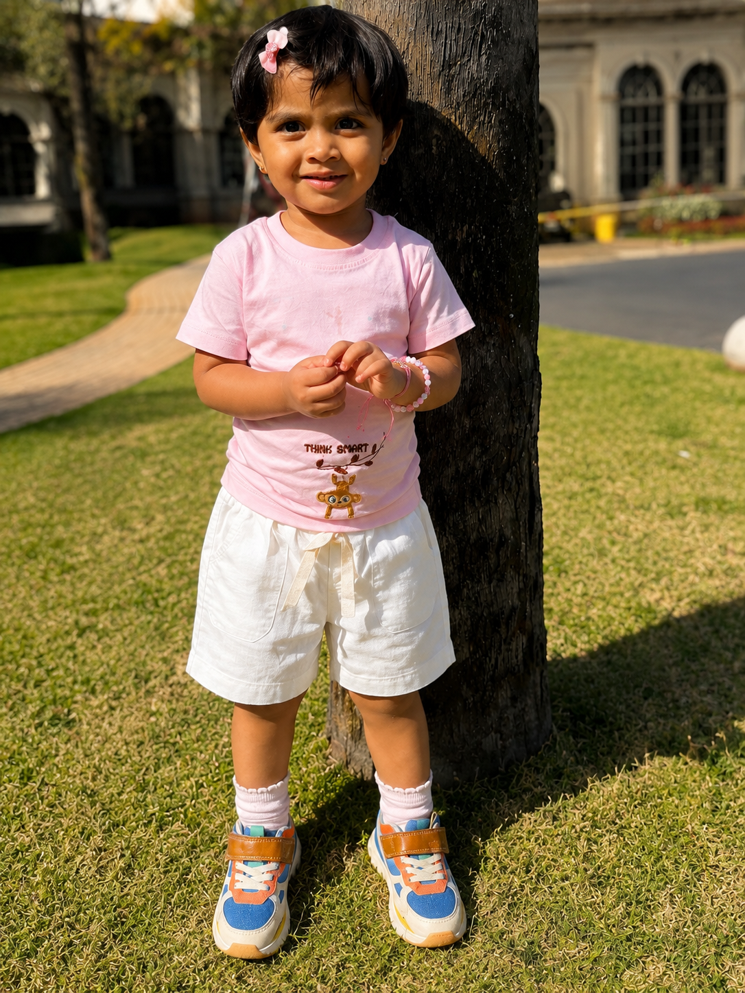 Think Smart Monkey Tee & Shorts Set