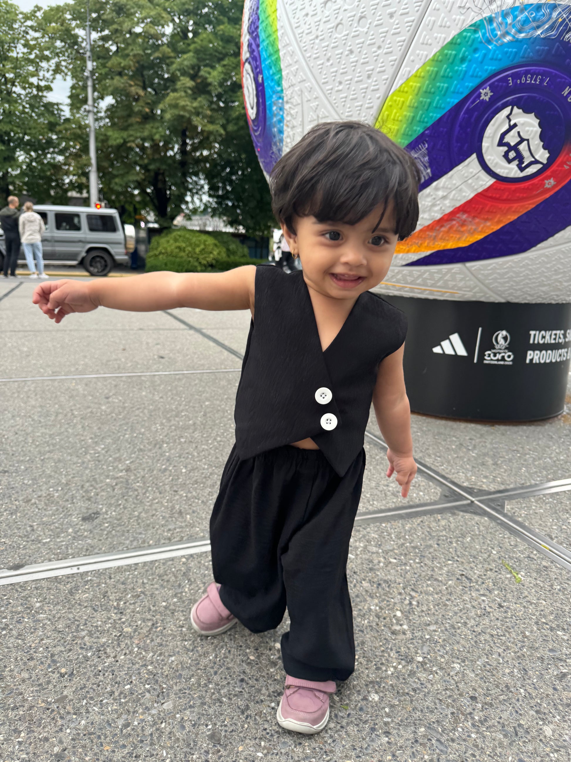 Black Cord Set | Stylish Baby Outfit for Every Occasion - www.styletriggers.com