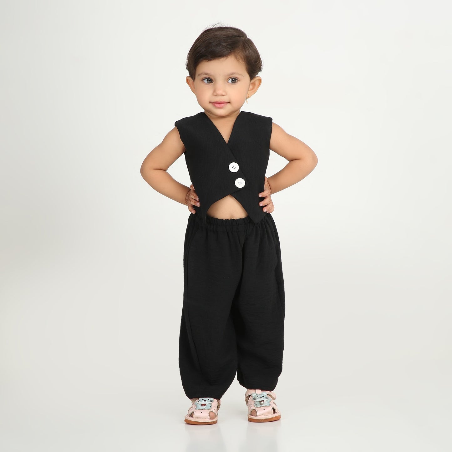 Black Cord Set | Stylish Baby Outfit for Every Occasion