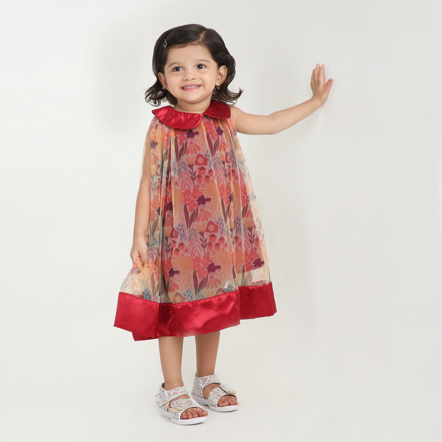 Floral Printed A-Line Dress – Stylish Party Looks