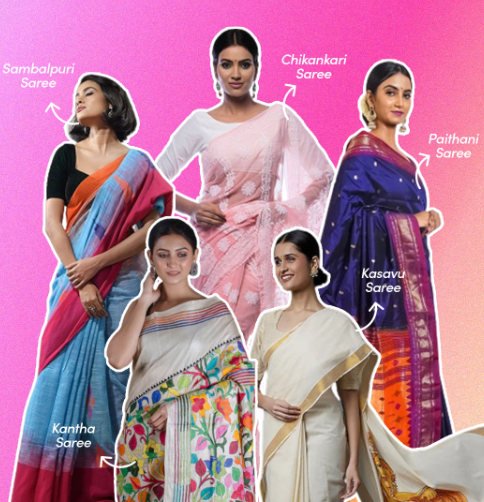 A Comprehensive Guide to Handloom Saree Weaves by Kushika Handloom Sarees