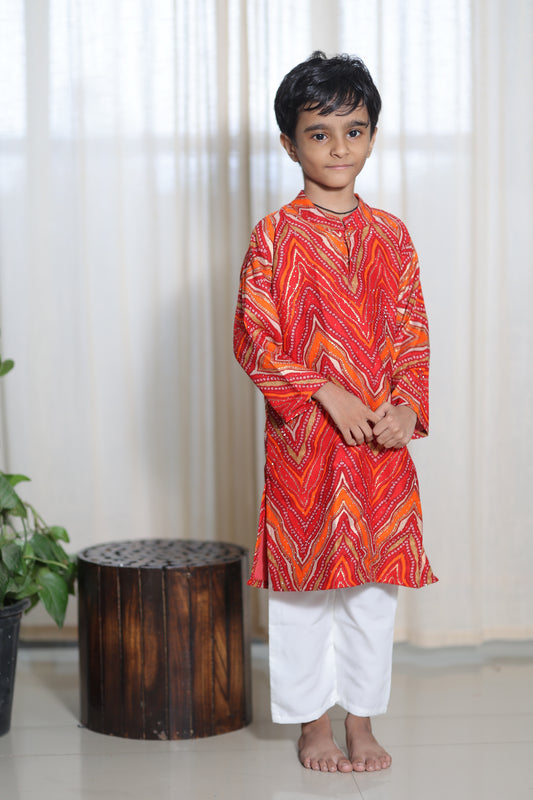 Elegant Kids' Kurta Pajama Set – Comfort Meets Tradition!