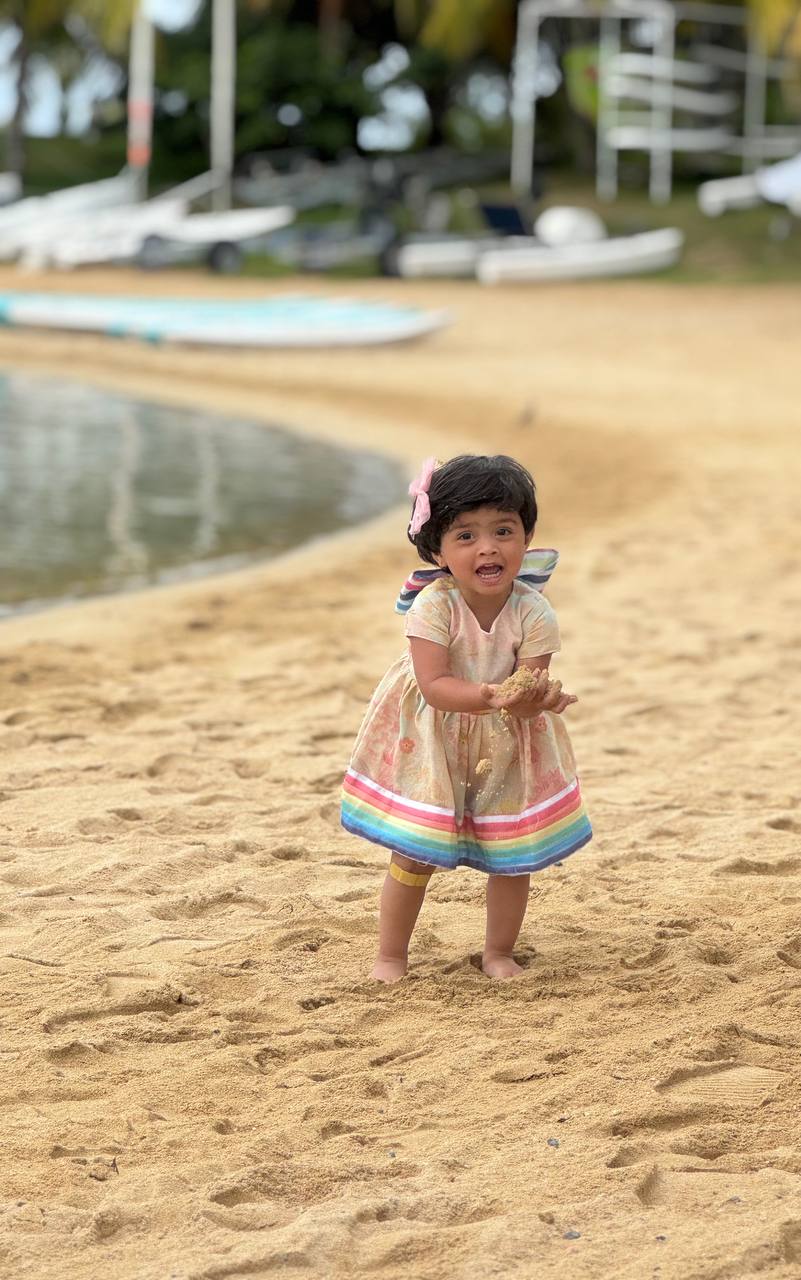 Beautiful Summer Frock with Bow for Girls