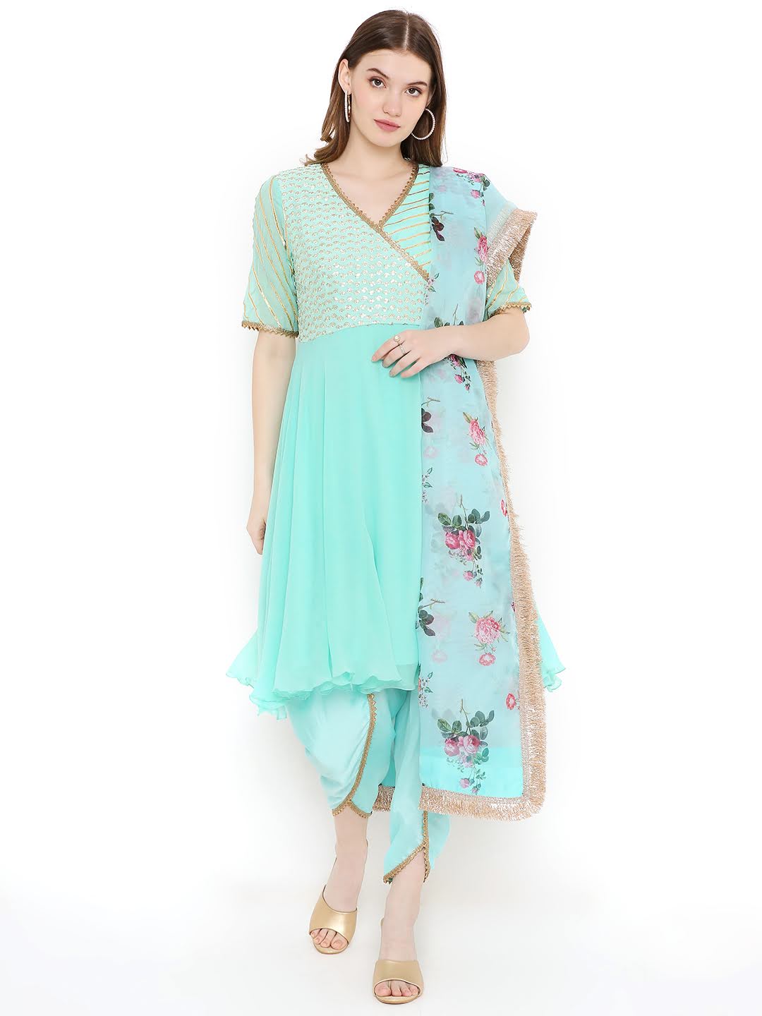 Top-overlapping kurta - www.styletriggers.com