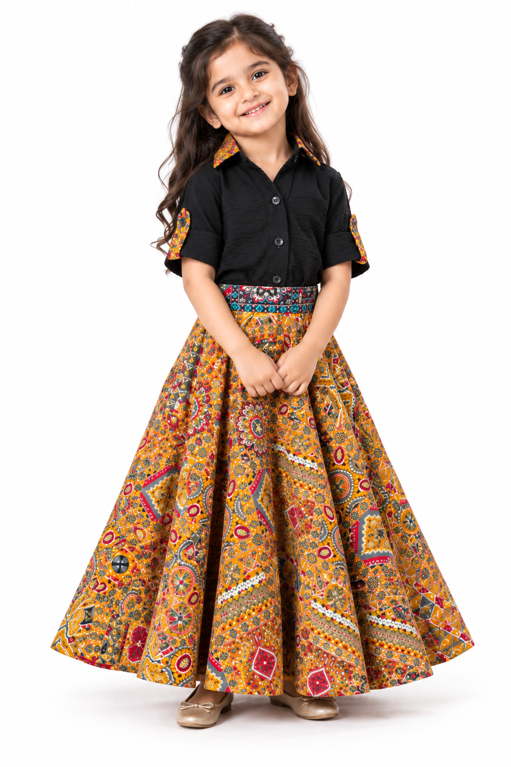 Raas Noir Kids Lehenga Set | Festive Wear for Girls