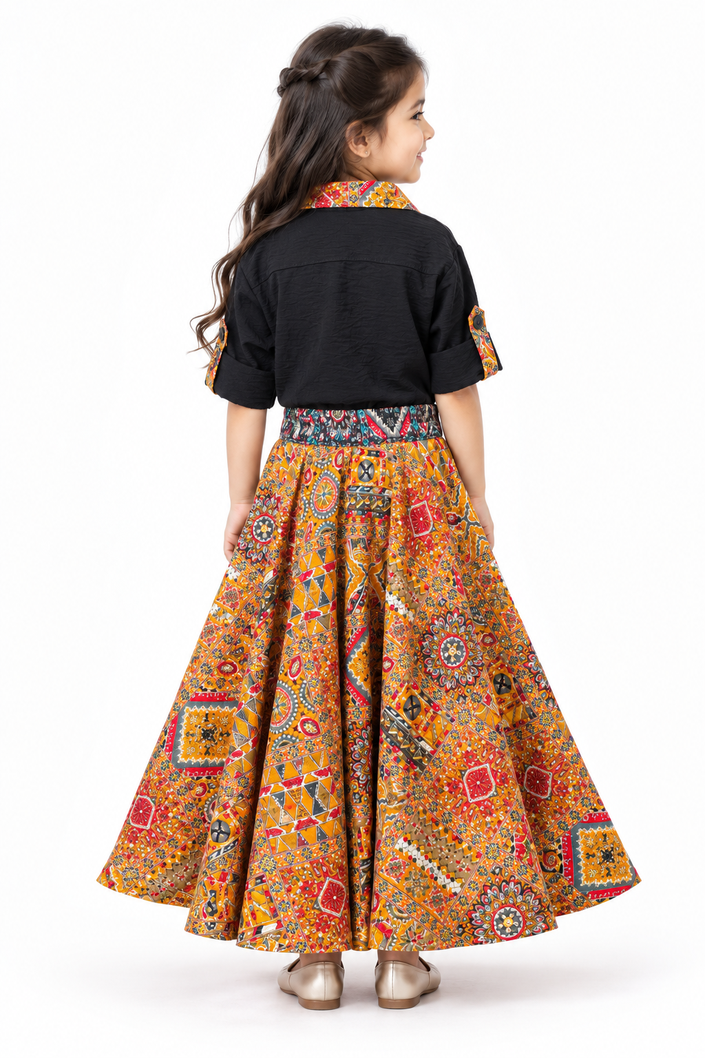 Raas Noir Kids Lehenga Set | Festive Wear for Girls