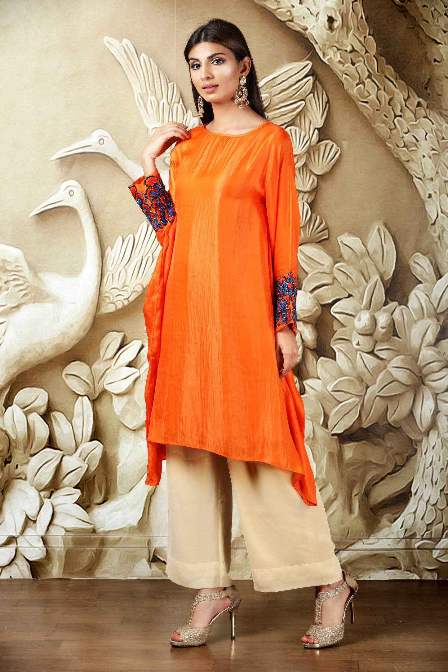 Birds of paradise-kaftan dress - www.styletriggers.com