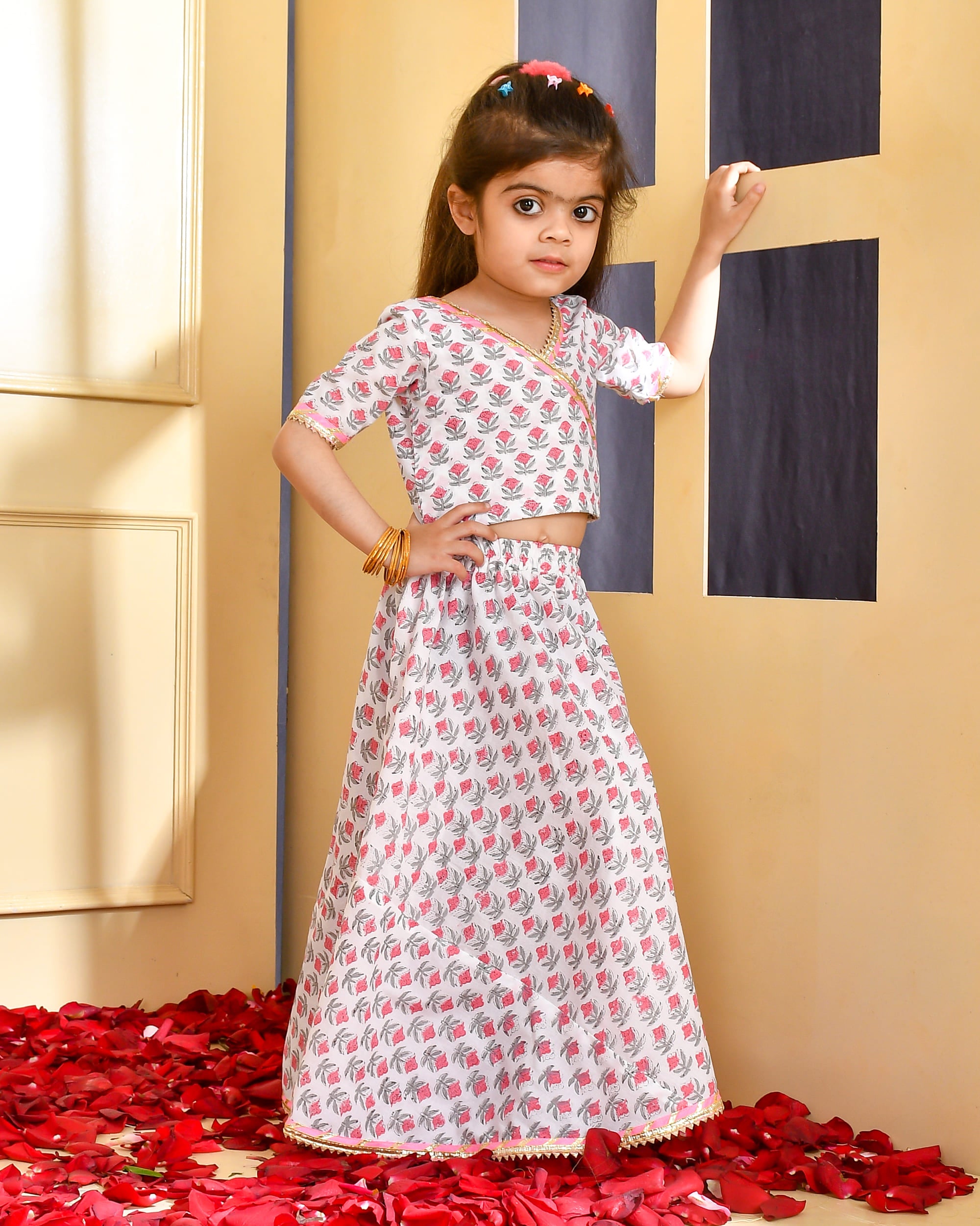Orange and White Lehenga Choli, Indian Outfits for Girls, Designer Kids  Lehenga Choli, Lehenga Choli, Readymade Ethnic Wear Kids Lehenga, - Etsy