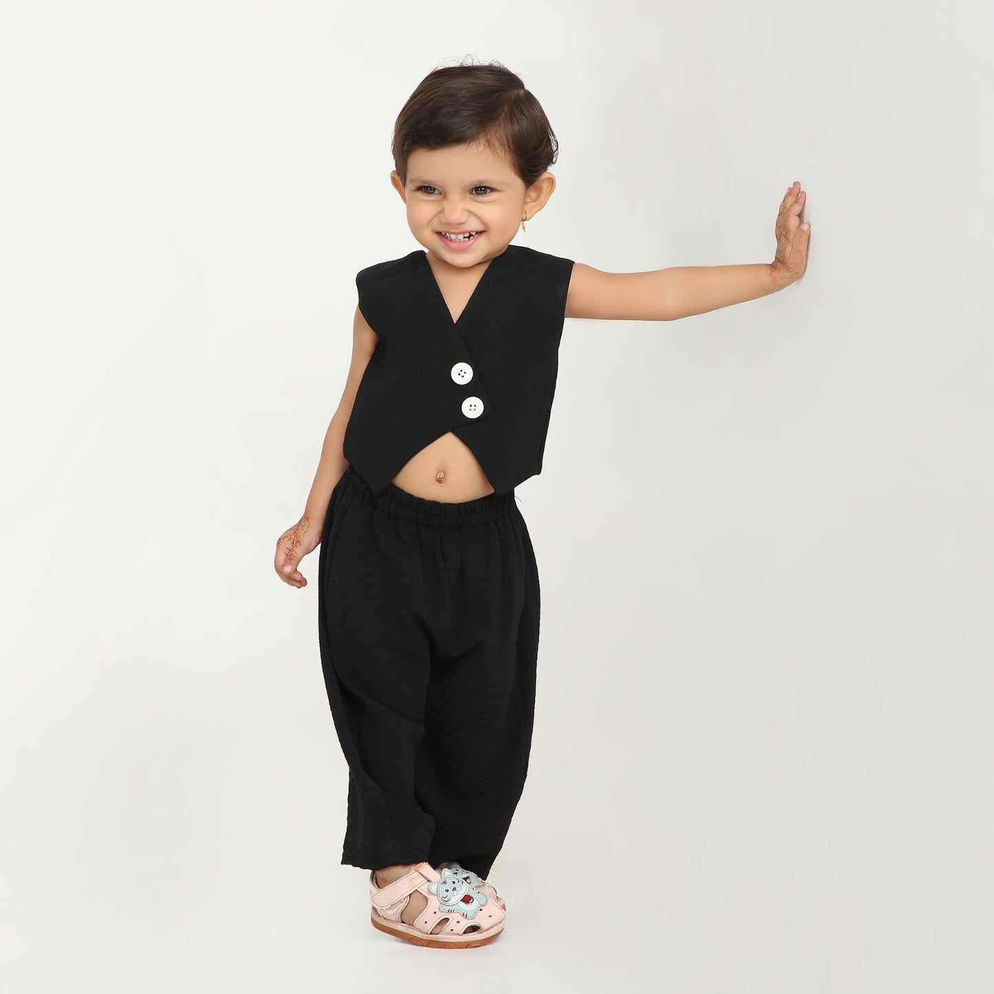 Black Cord Set | Stylish Baby Outfit for Every Occasion