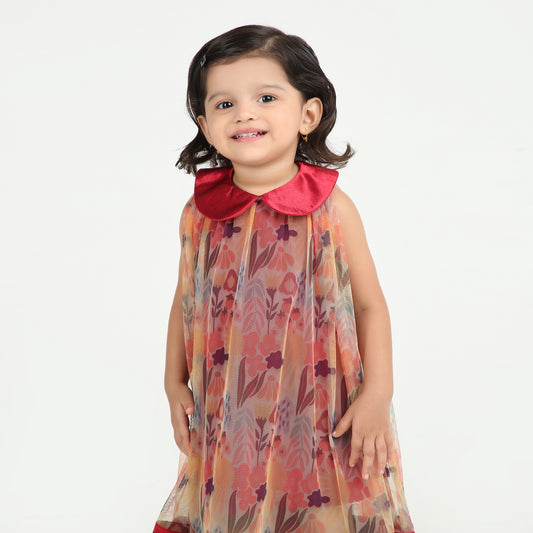 Floral Printed A-Line Dress –  Stylish Party Looks